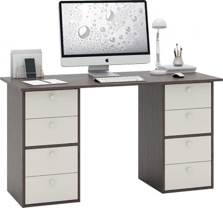 Стол двухтумбовый Прайм-60 вариант 2