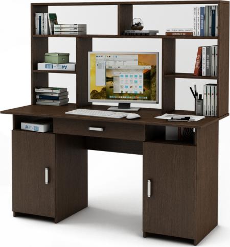 Письменный стол Нео-6Я с надстройкой вариант 2