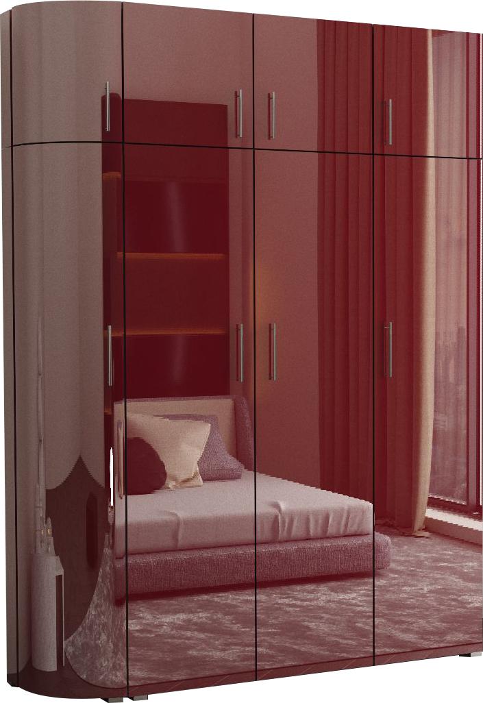 Радиусный шкаф Алексa-6 вариант 4