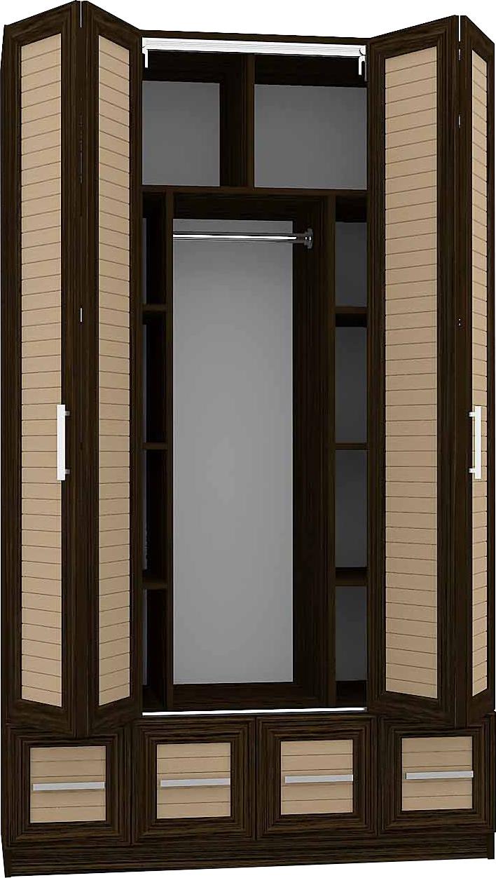 Шкаф-гармошка Аккорд-17 вариант 1