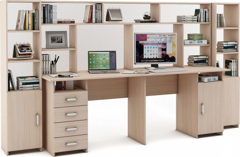 Уголок школьника Нео-14 с надстройкой вариант 1