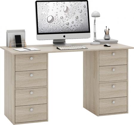 Стол двухтумбовый Прайм-60 вариант 3