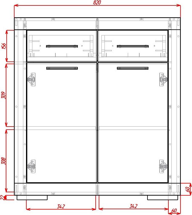 Комод Омега-2 вариант 2