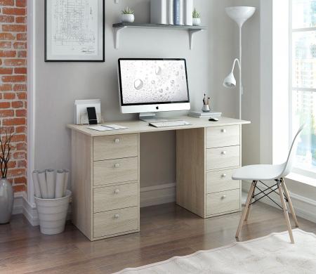 Стол двухтумбовый Прайм-60 вариант 4