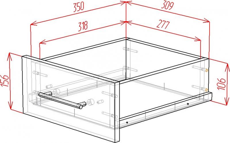 Комод Омега-3-М вариант 7