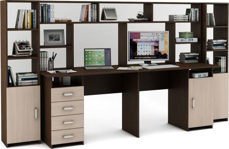 Уголок школьника Нео-14 с надстройкой вариант 3