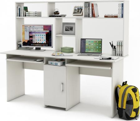 Письменный стол Нео-10К с надстройкой вариант 1