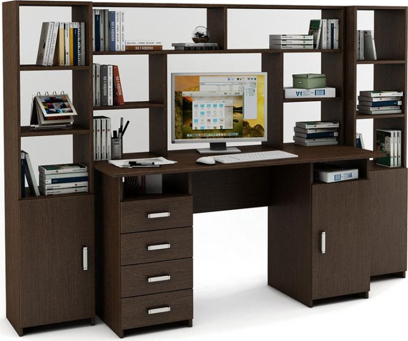 Уголок школьника Нео-8 с надстройкой вариант 3