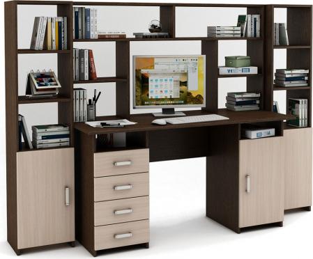 Уголок школьника Нео-8 с надстройкой вариант 3