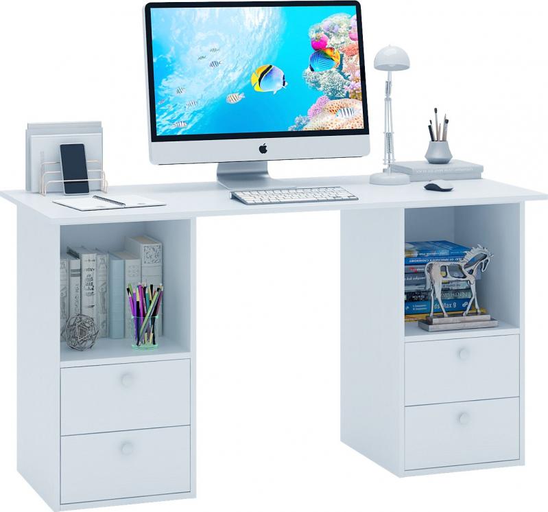 Стол двухтумбовый Прайм-61 вариант 1