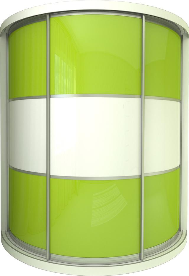 Радиусный шкаф-купе Лайн-11 вариант 1