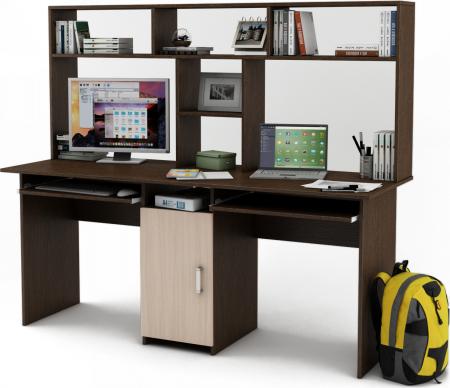 Письменный стол Нео-10К с надстройкой вариант 3
