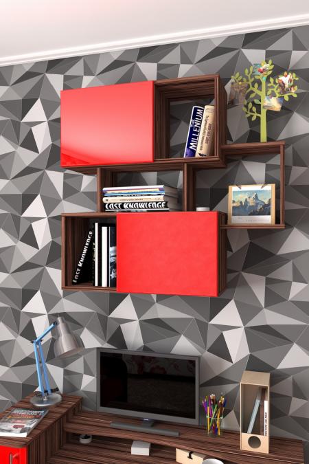 Полка для книг Лайн-9 вариант 1