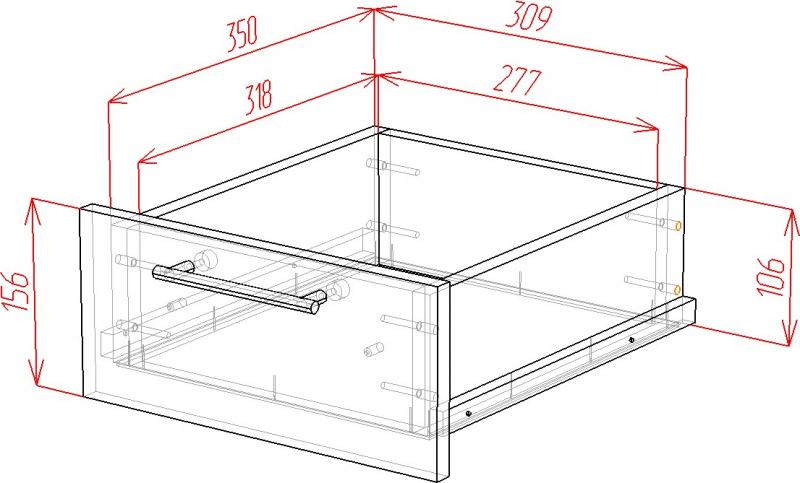 Комод Омега-10-М вариант 6