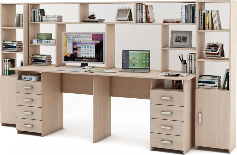 Уголок школьника Нео-15 с надстройкой вариант 1