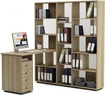 Стол-стеллаж Женева-4 вариант 1