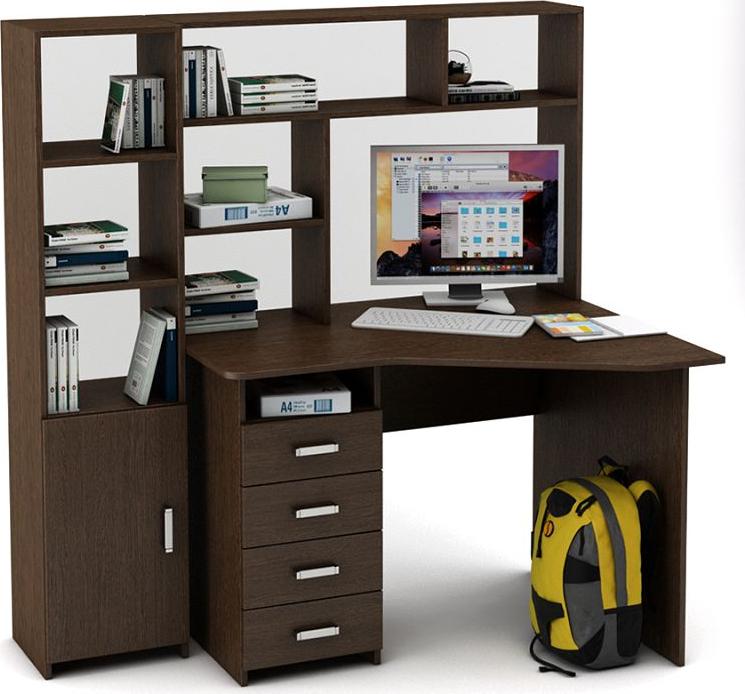 Уголок школьника Нео-18 с надстройкой вариант 3