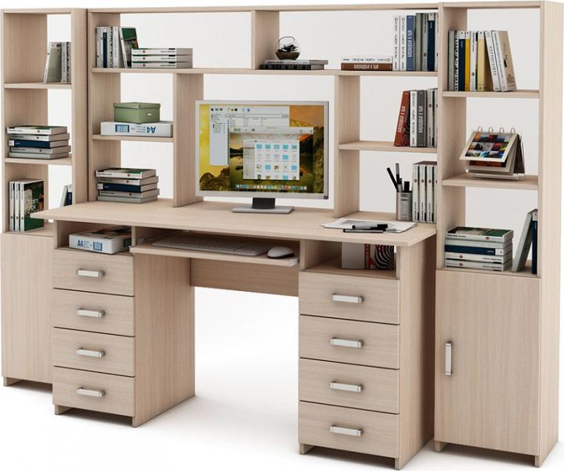 Уголок школьника Нео-9К с надстройкой вариант 1