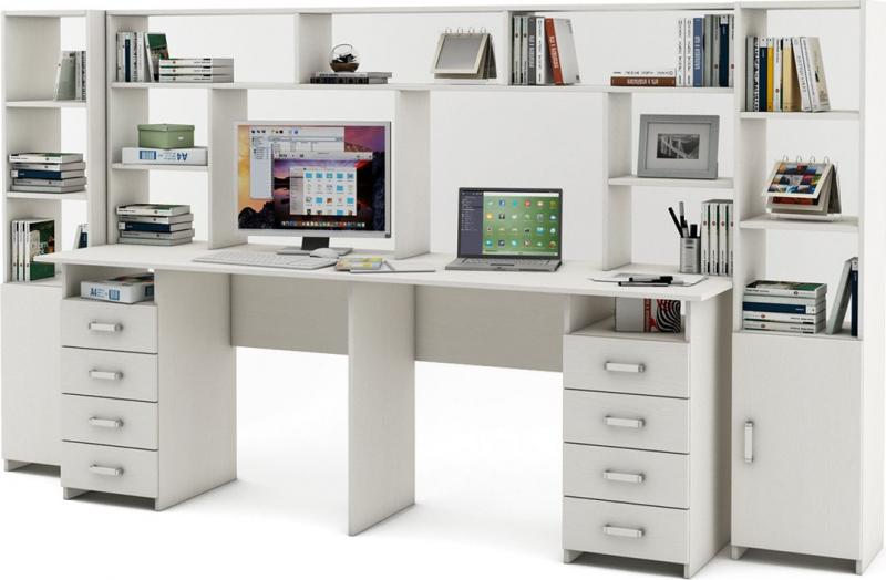 Уголок школьника Нео-15 с надстройкой вариант 2