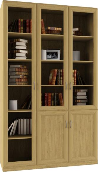 Книжный шкаф Классико-3-2 вариант 1