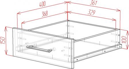 Комод Омега-12 вариант 3