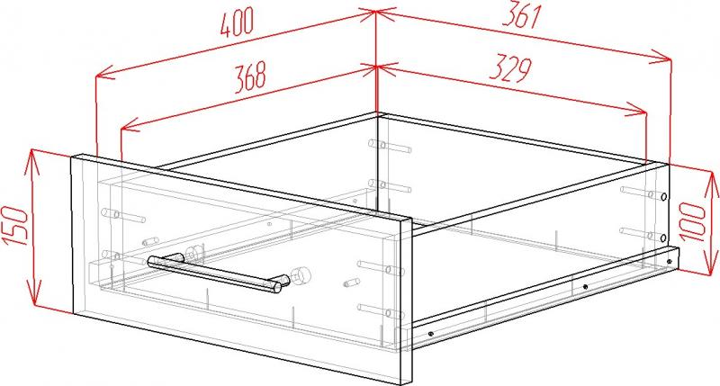 Комод Омега-12 вариант 4