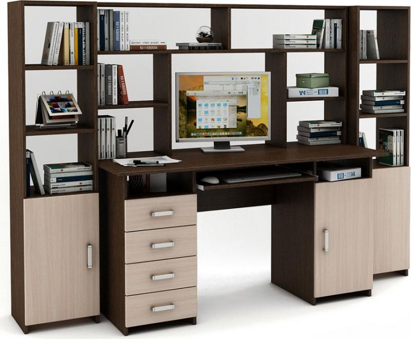 Уголок школьника Нео-8К с надстройкой вариант 4