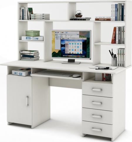 Письменный стол Нео-7К с надстройкой вариант 1