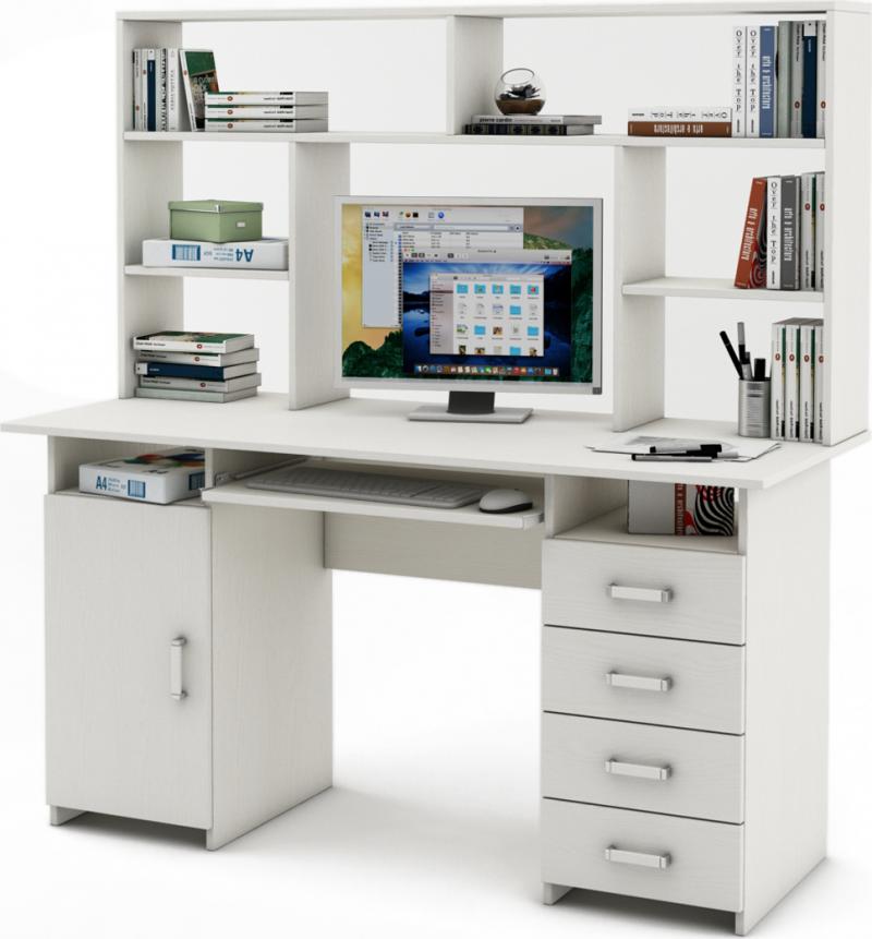 Письменный стол Нео-7К с надстройкой вариант 2