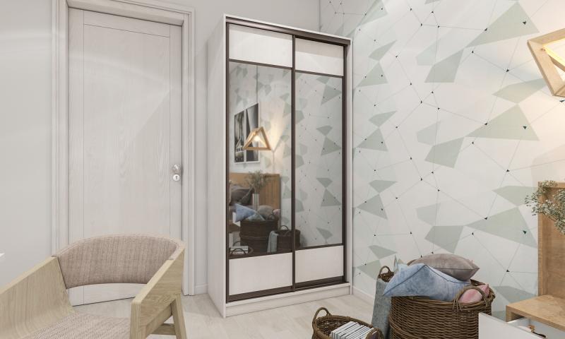 Шкаф-купе Лофт-5 вариант 2