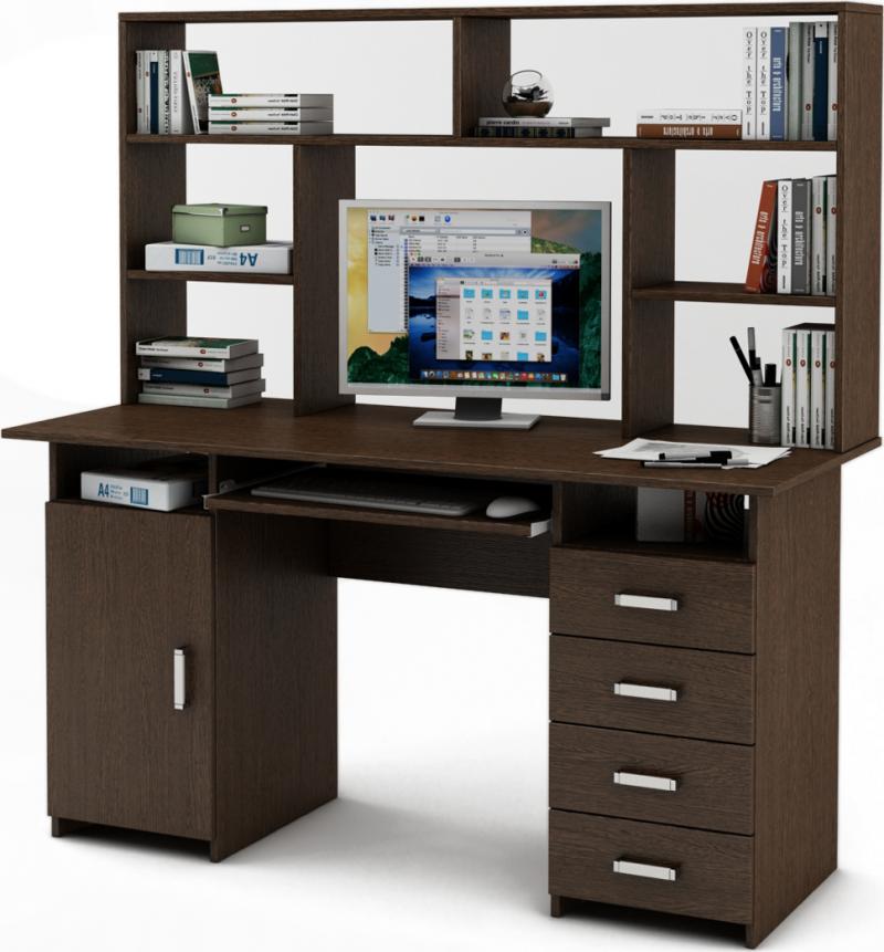 Письменный стол Нео-7К с надстройкой вариант 3