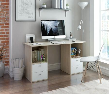 Стол двухтумбовый Прайм-61 вариант 5