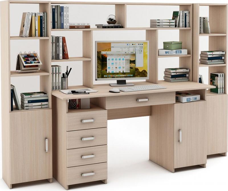 Уголок школьника Нео-8Я с надстройкой вариант 1