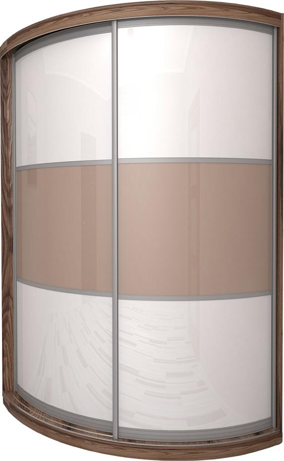 Радиусный шкаф-купе Лайн-14 вариант 1